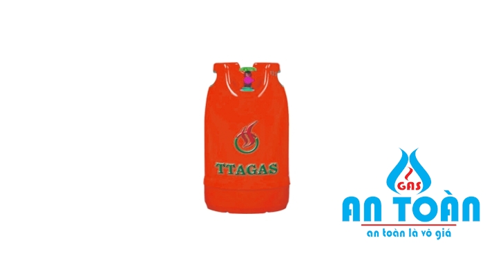 Bình Gas Vỏ Nhựa Đỏ 12kg 1