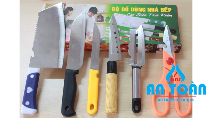 Quà tặng Đổi Gas - Bộ Dao 6 món 1